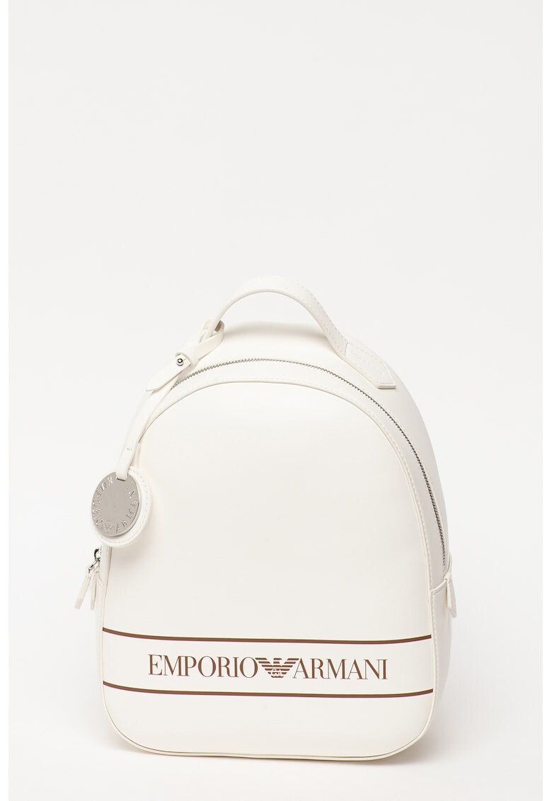 Emporio Armani Rucsac de piele ecologica cu imprimeu logo - Pled.ro