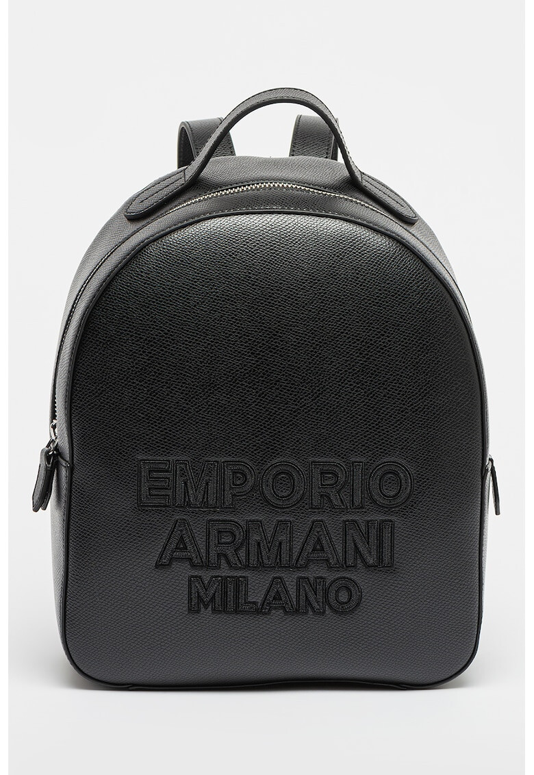 Emporio Armani Rucsac de piele ecologica cu logo - Pled.ro