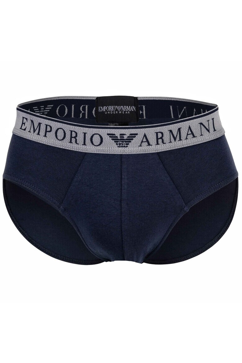 Emporio Armani Set de chiloti cu banda logo in talie - 2 perechi - Pled.ro