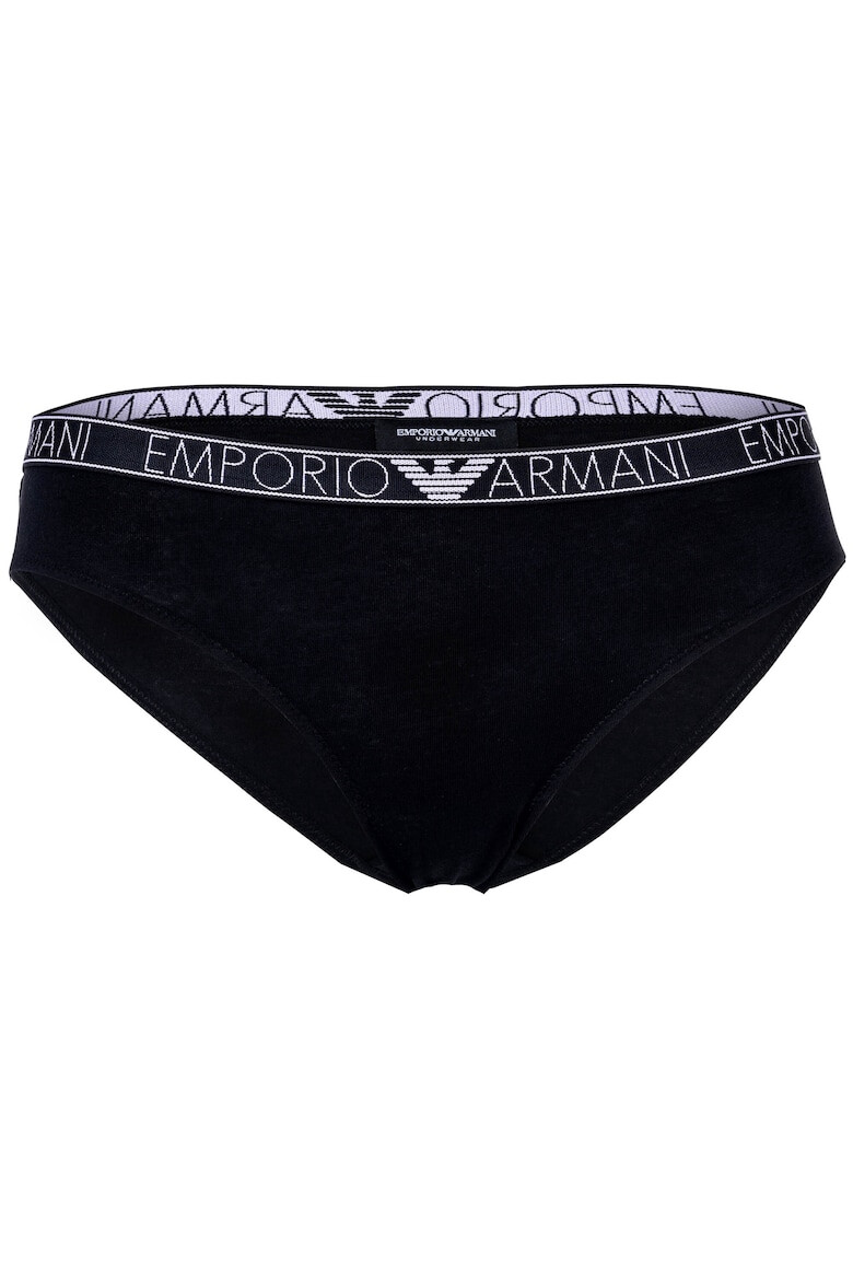 Emporio Armani Set de chiloti cu banda logo in talie - 2 perechi - Pled.ro