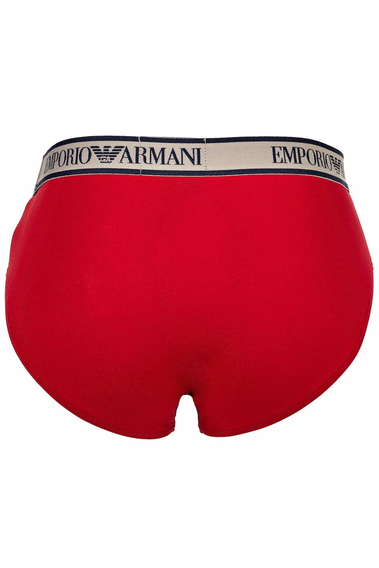 Emporio Armani Set de chiloti cu banda logo in talie - 3 perechi - Pled.ro