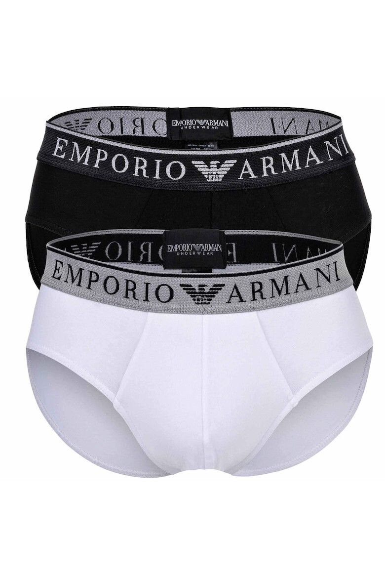 Emporio Armani Set de chiloti cu logo - 2 perechi - Pled.ro