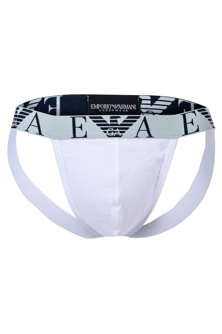 Emporio Armani Set de chiloti tip suspenson cu banda logo - 2 perechi - Pled.ro