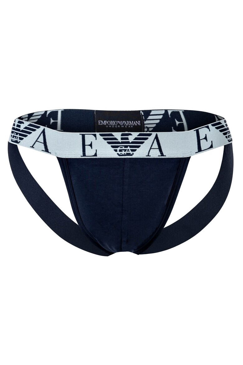 Emporio Armani Set de chiloti tip suspenson cu banda logo - 2 perechi - Pled.ro