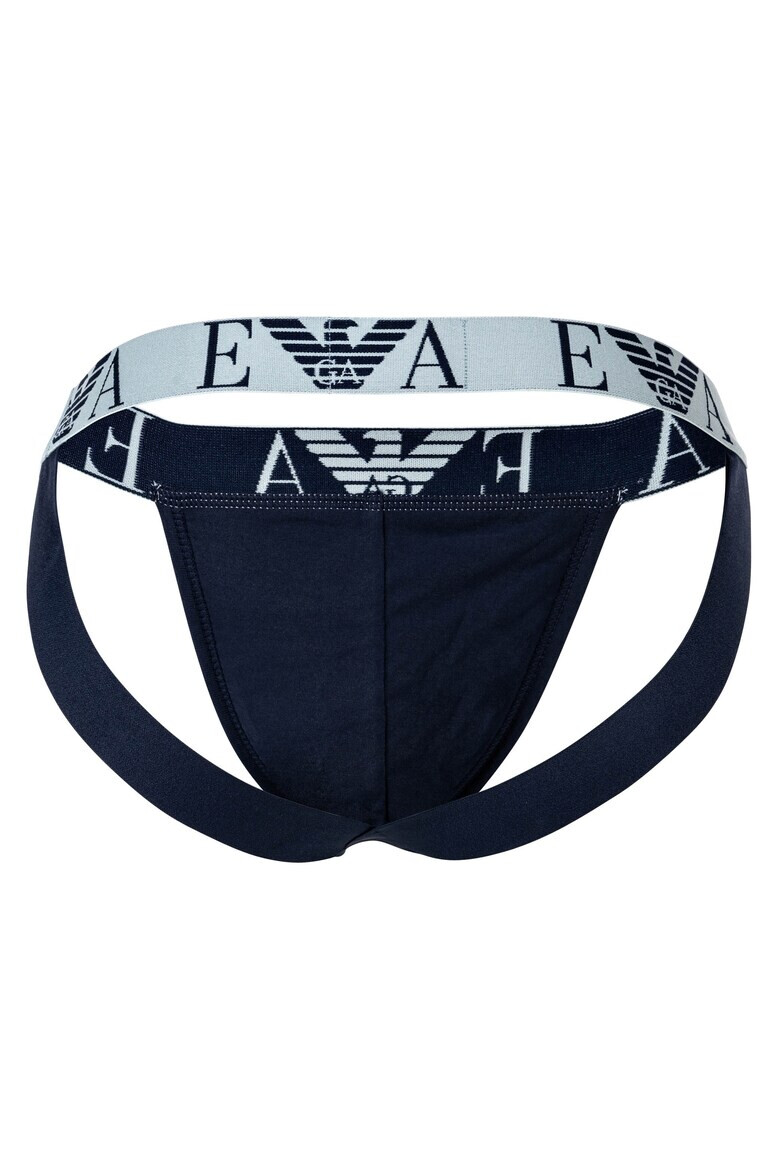 Emporio Armani Set de chiloti tip suspenson cu banda logo - 2 perechi - Pled.ro