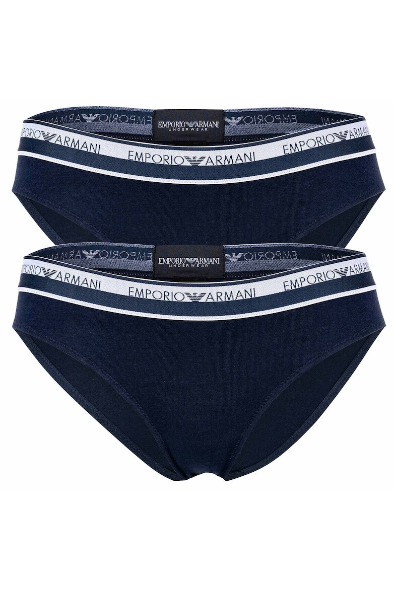 Emporio Armani Set of 2 perechi de chiloti de bumbac cu banda logo - Pled.ro