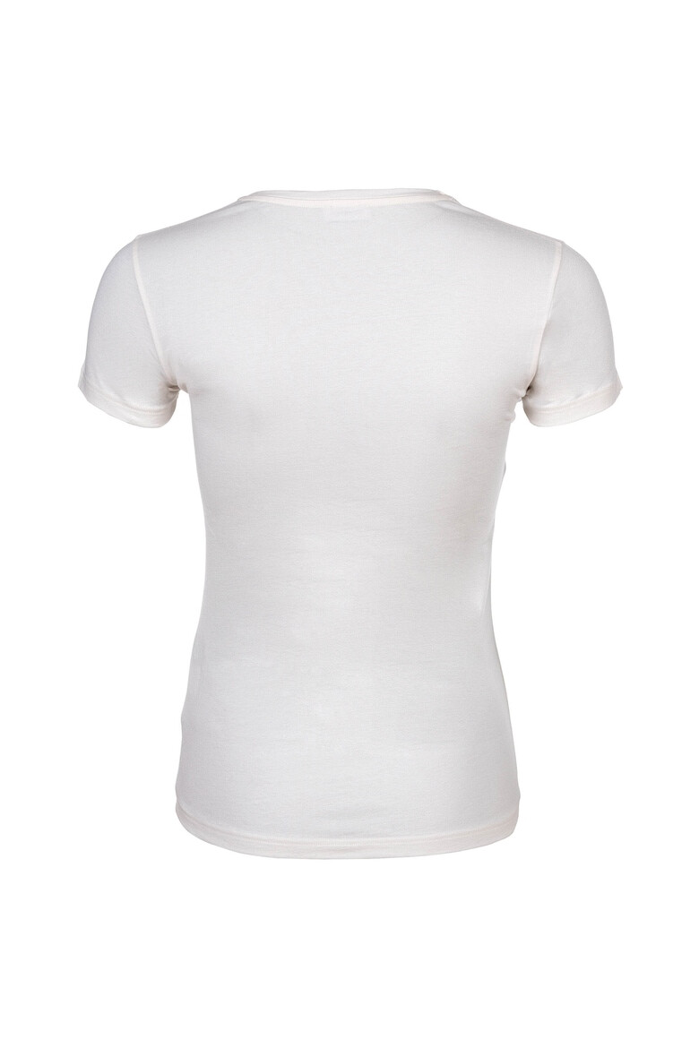 Emporio Armani Tricou cu decolteu rotund si strasuri Essential - Pled.ro