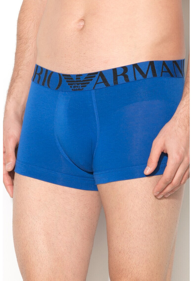 Emporio Armani Underwear Boxeri cu model stralucitor - Pled.ro