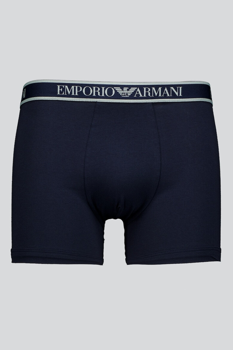 Emporio Armani Underwear Set de boxeri cu banda logo in talie - 3 perechi - Pled.ro