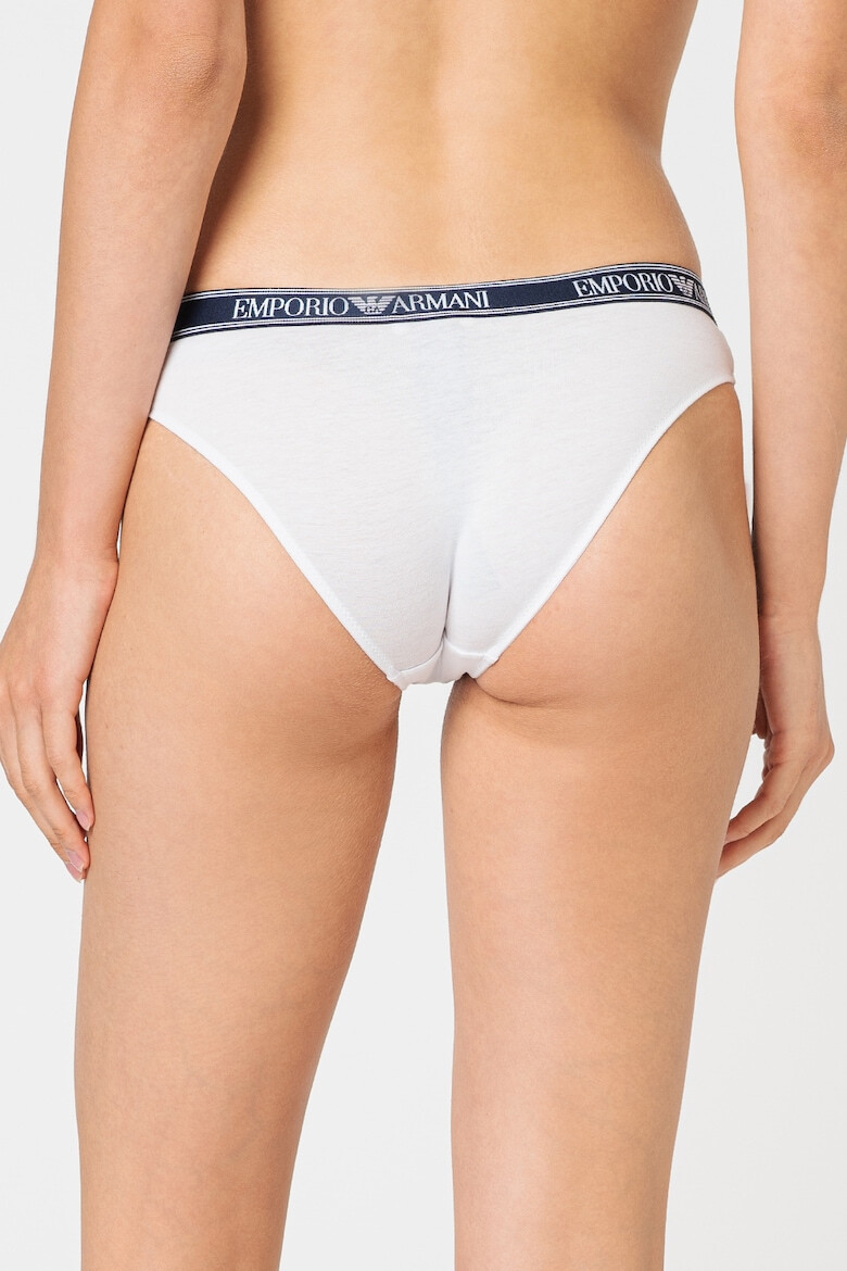 Emporio Armani Underwear Set de chiloti brazilieni cu banda logo in talie - 2 perechi - Pled.ro