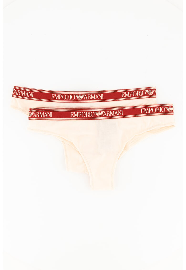 Emporio Armani Underwear Set de chiloti brazilieni din bumbac organic - 2 perechi 163337-1A227 - Pled.ro