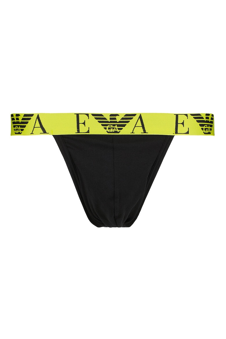 Emporio Armani Underwear Set de chiloti cu banda logo in talie -2 perechi - Pled.ro