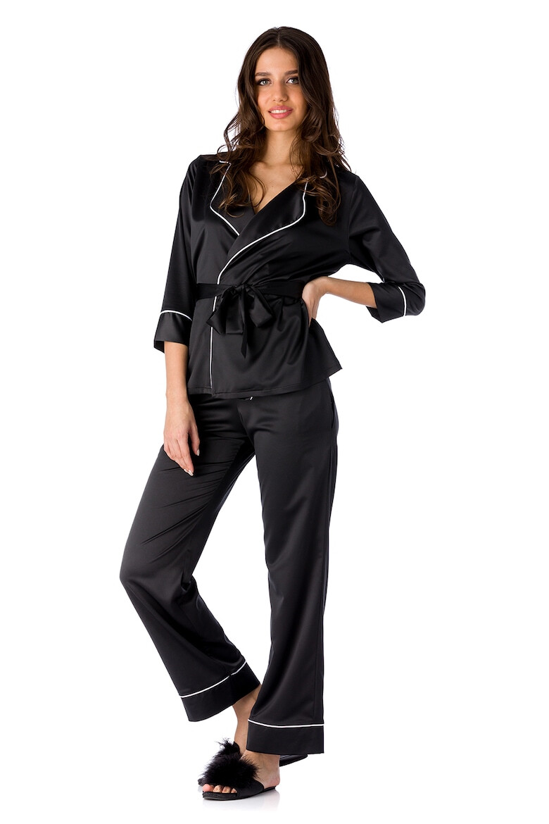 En Privé Pijama din satin Iris - Pled.ro