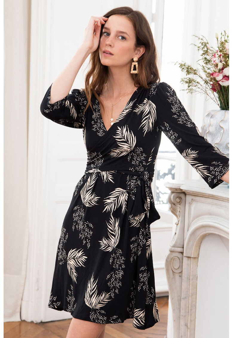 Envie de Fraise Rochie evazata cu imprimeu floral pentru gravide Resa - Pled.ro