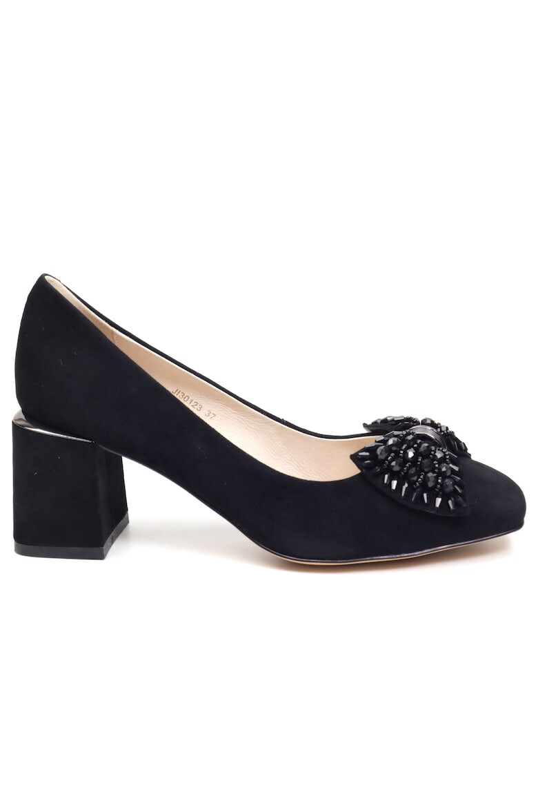 Epica Pantofi dama JIJI30123 01 I negru velur - Pled.ro