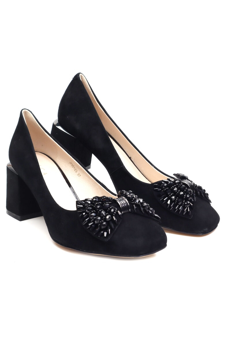 Epica Pantofi dama JIJI30123 01 I negru velur - Pled.ro