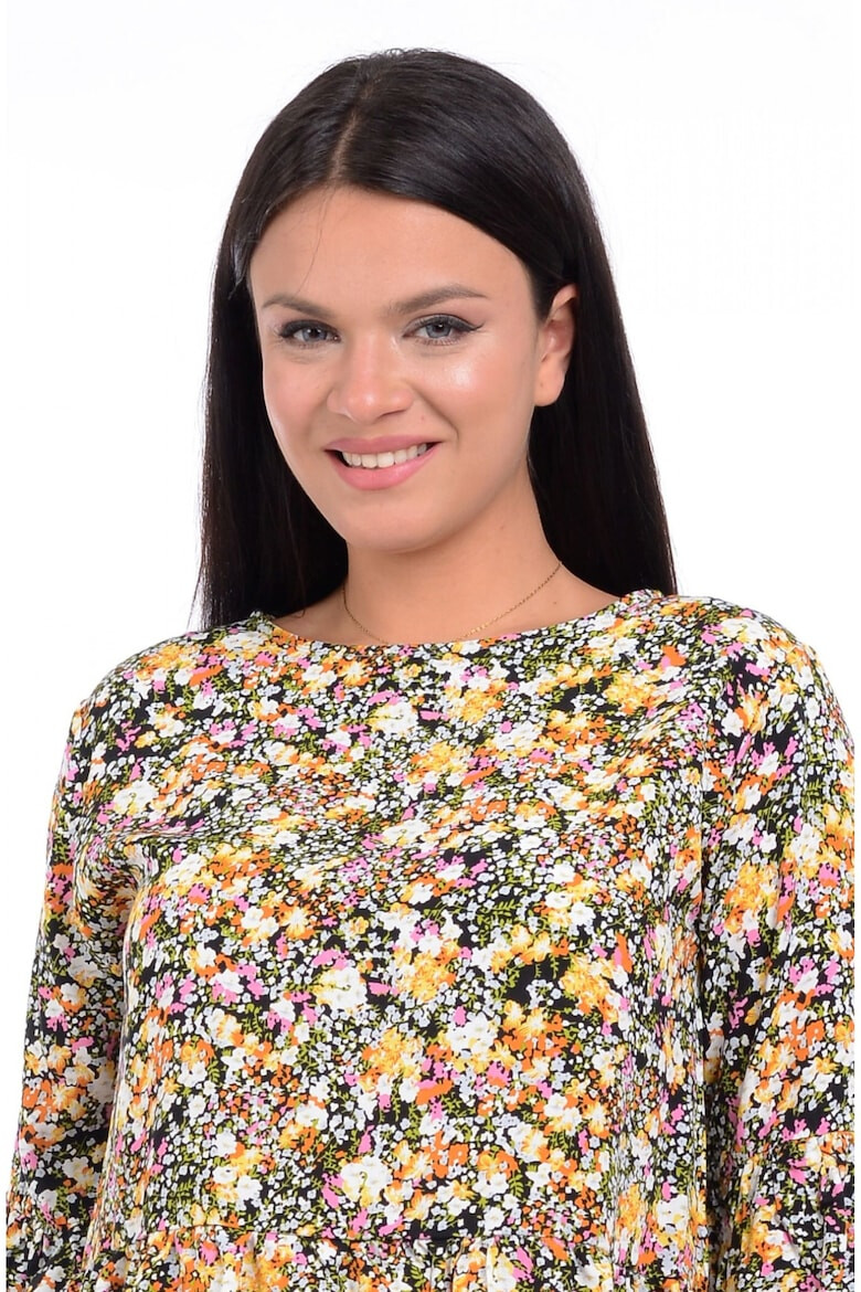 Eranthe 888122716-Bluza Dama Peplum Galbena - Pled.ro