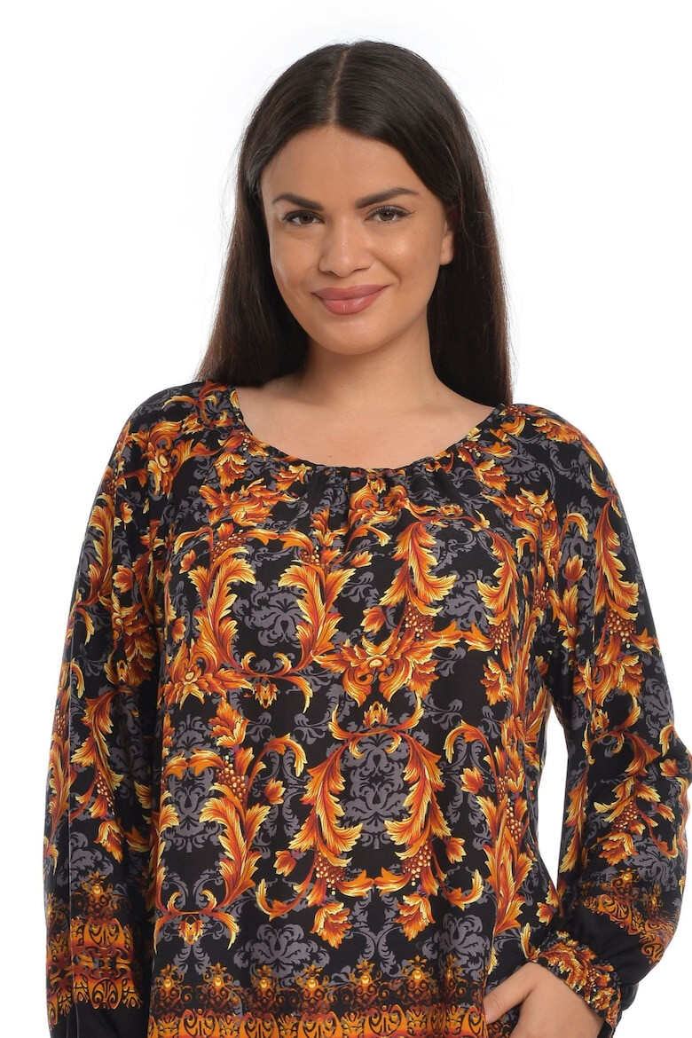 Eranthe 888136869-Bluza Dama Multicolora cu Imprimeu Combinat - Pled.ro