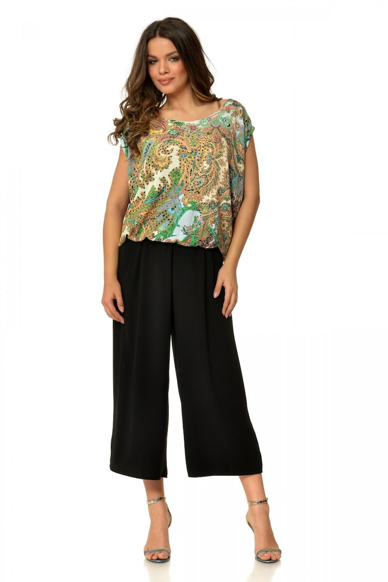 Eranthe Pantalon 3/4 de dama negri - Pled.ro