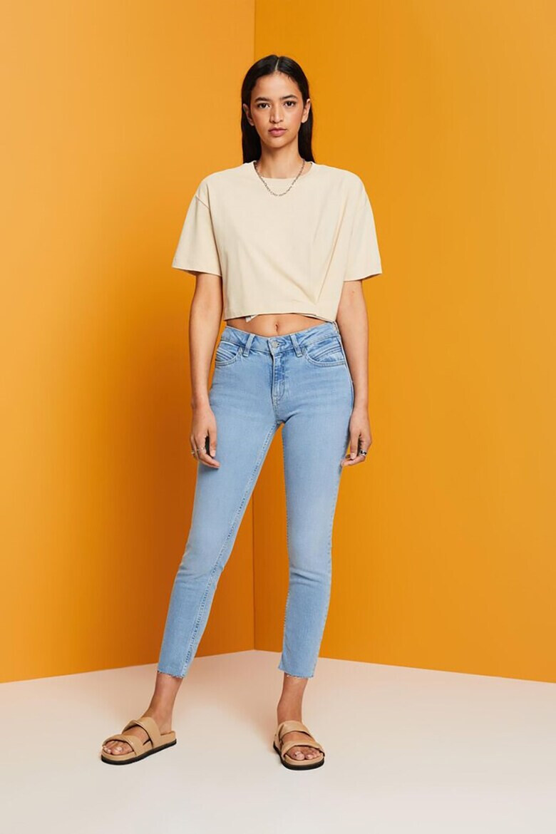 Esprit Blugi crop skinny - Pled.ro