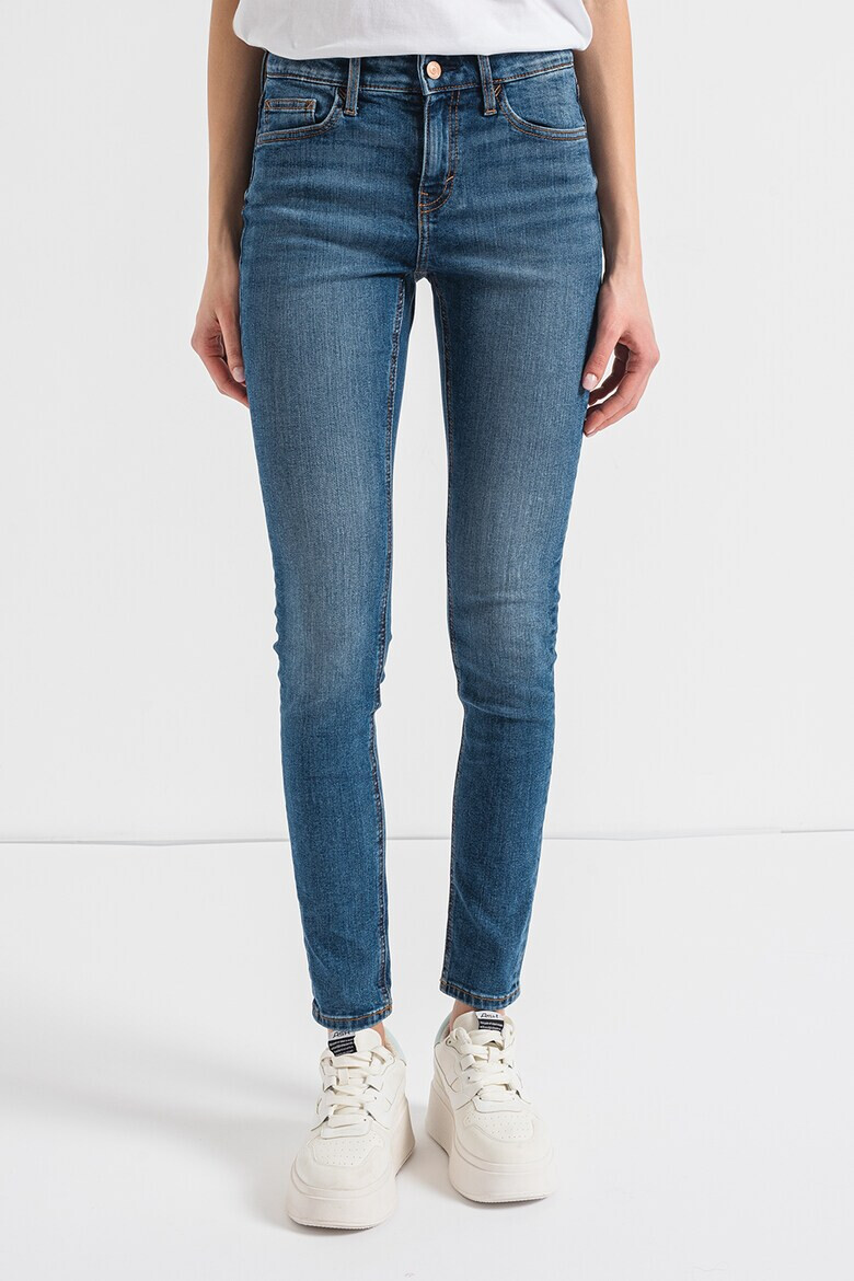 Esprit Blugi skinny cu talie medie - Pled.ro