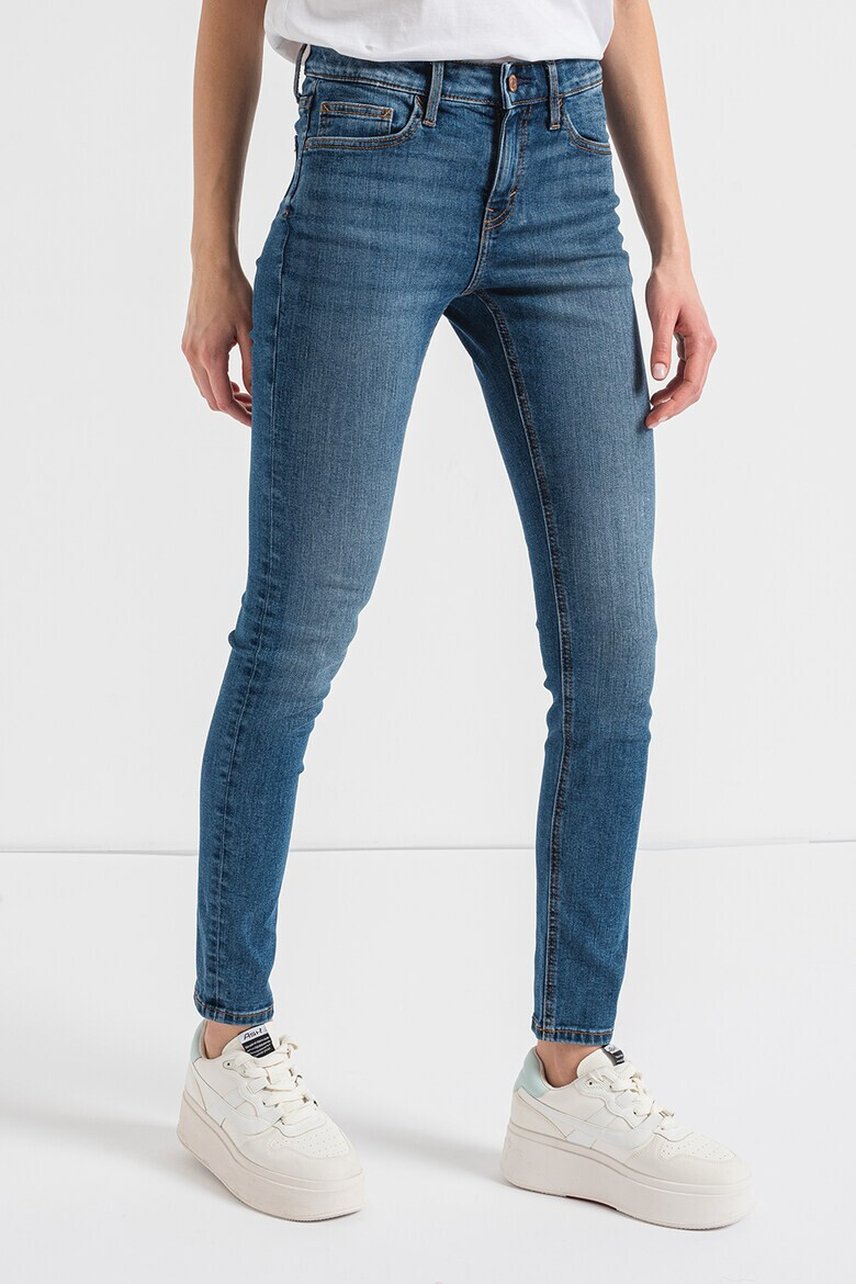 Esprit Blugi skinny cu talie medie - Pled.ro