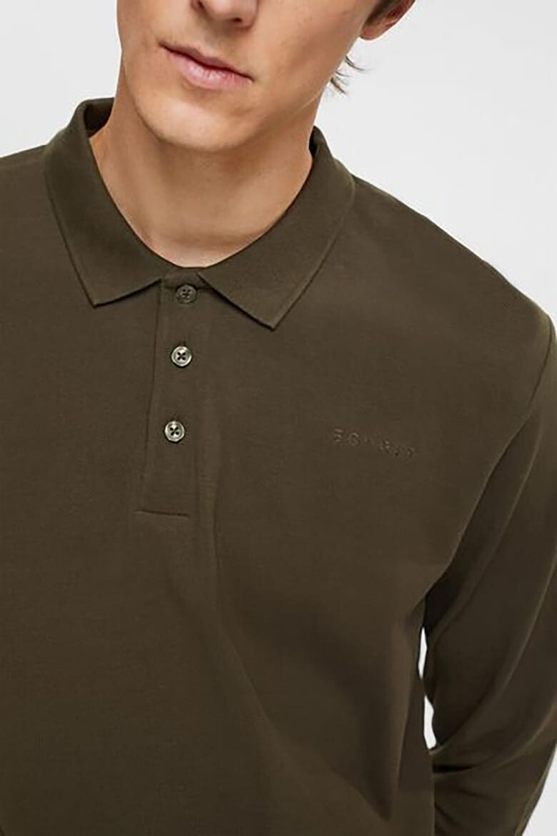 Esprit Bluza polo regular fit din material pique - Pled.ro