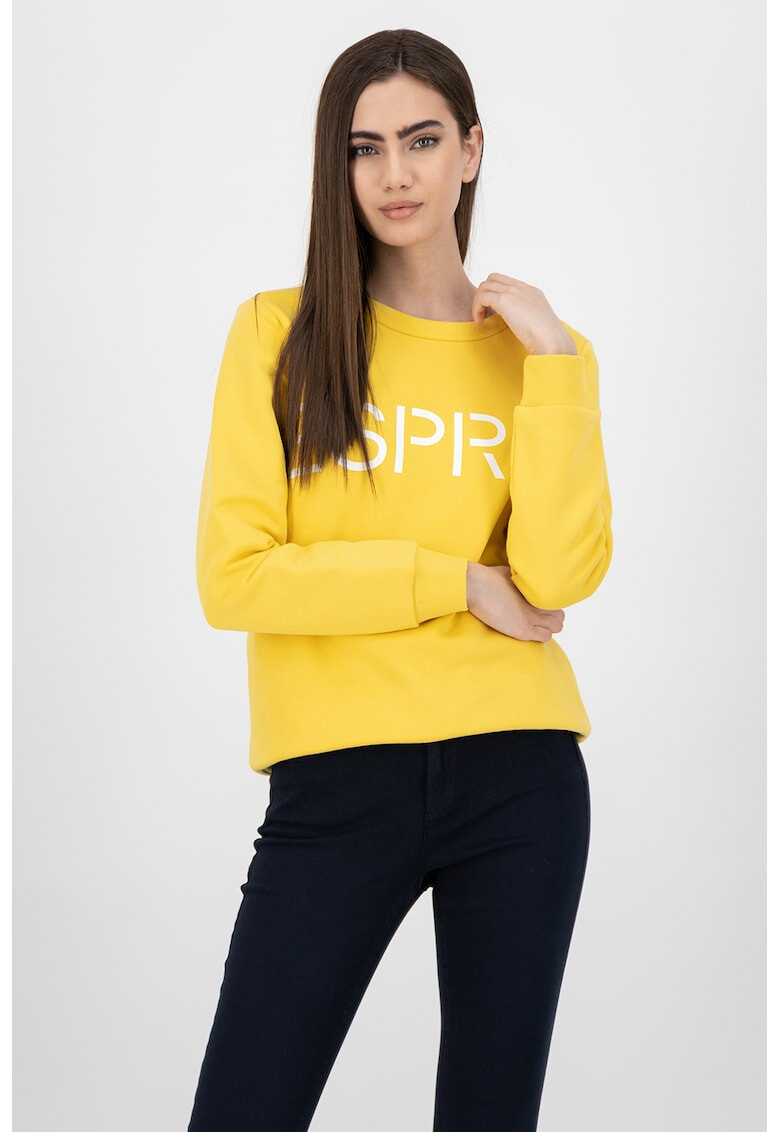 Esprit Bluza sport cu imprimeu logo - Pled.ro