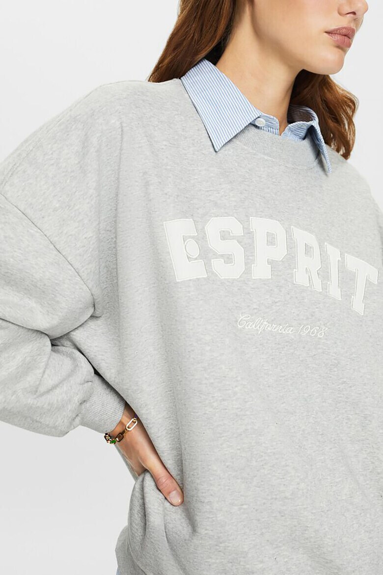 Esprit Bluza sport supradimensionata cu logo - Pled.ro