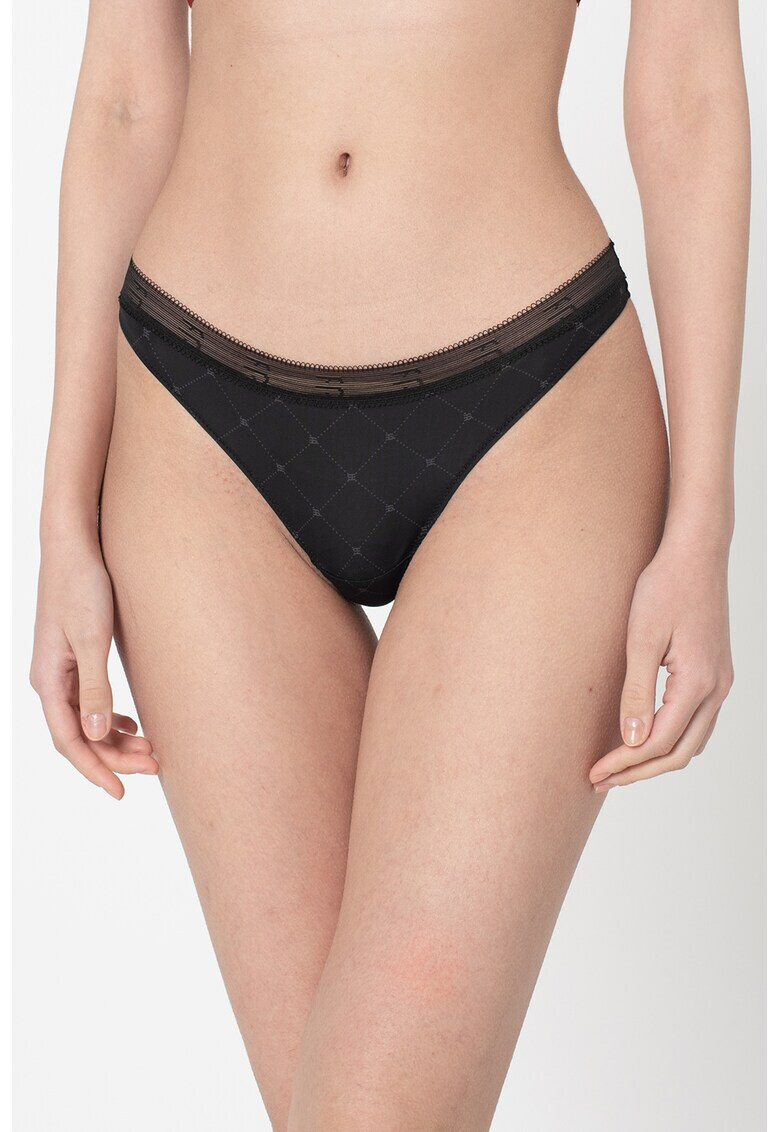 ESPRIT Bodywear Chiloti tanga cu monograma - Pled.ro