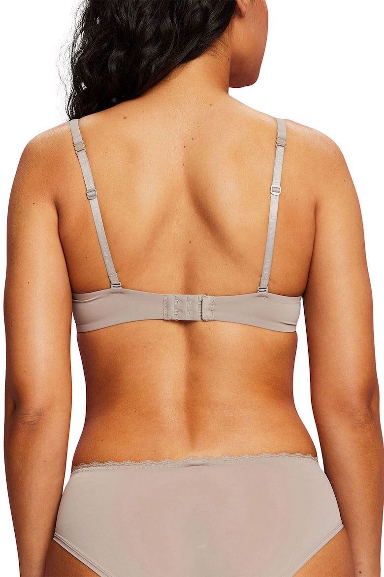 ESPRIT Bodywear Sutien cu burete decolteu adanc si insertii din dantela - Pled.ro