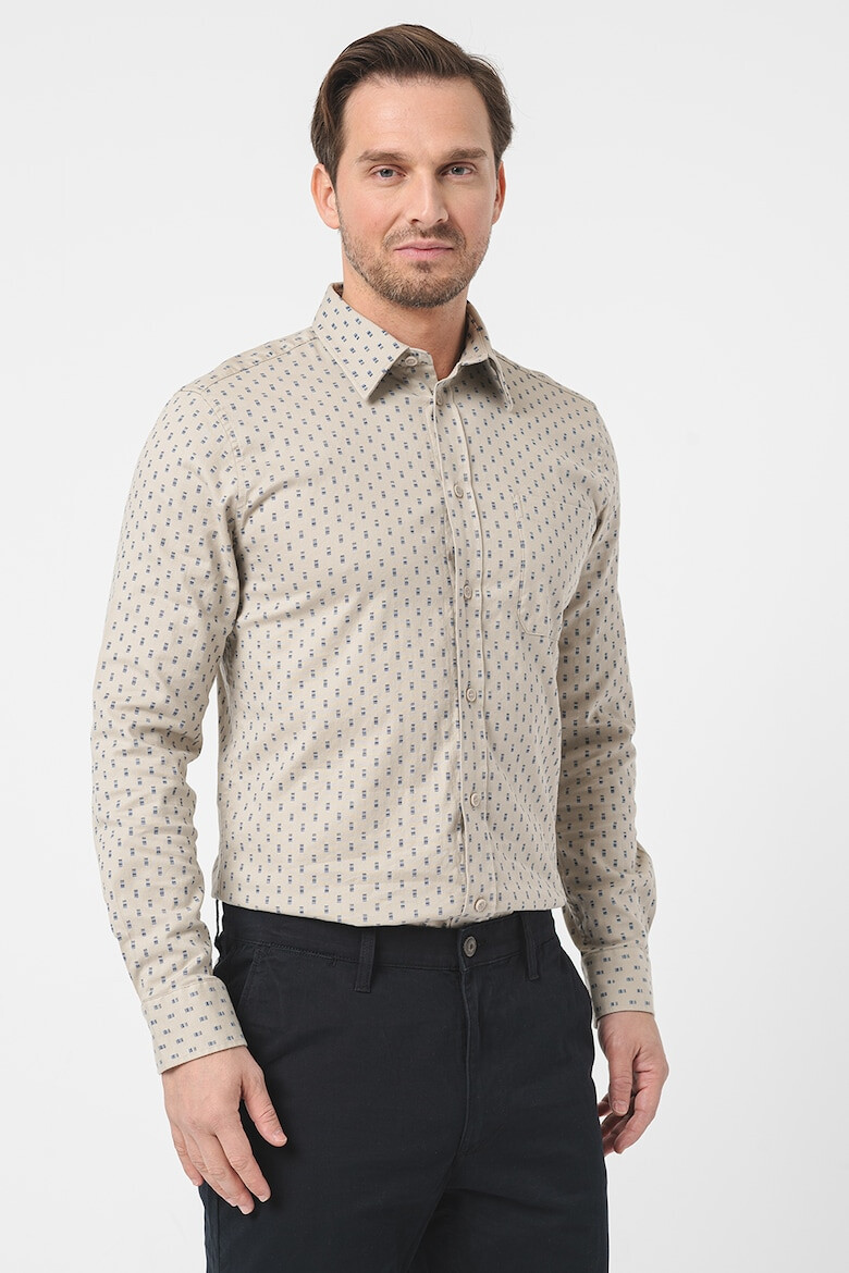 Esprit Camasa slim fit cu buzunar pe piept - Pled.ro