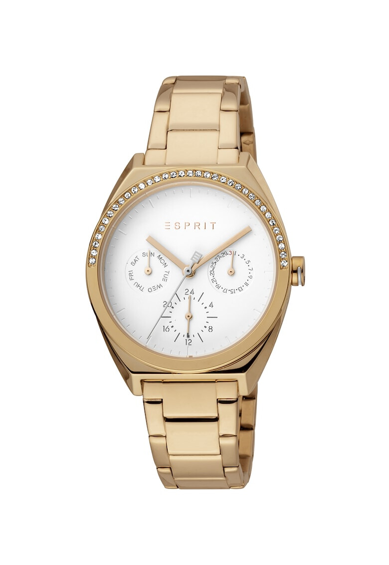 Esprit Ceas cu functii multiple decorat cu cristale - Pled.ro