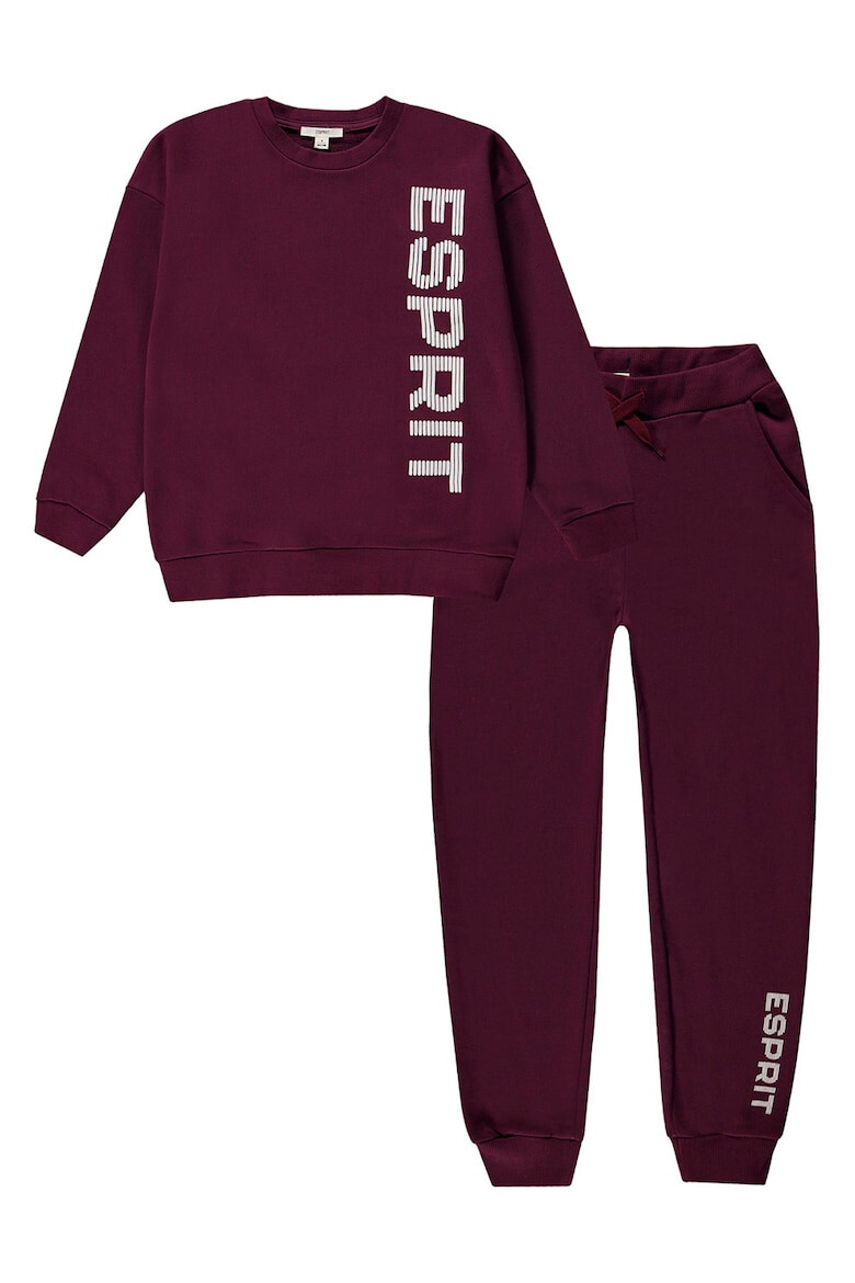 Esprit Costum sport din bumbac cu imprimeu logo - Pled.ro