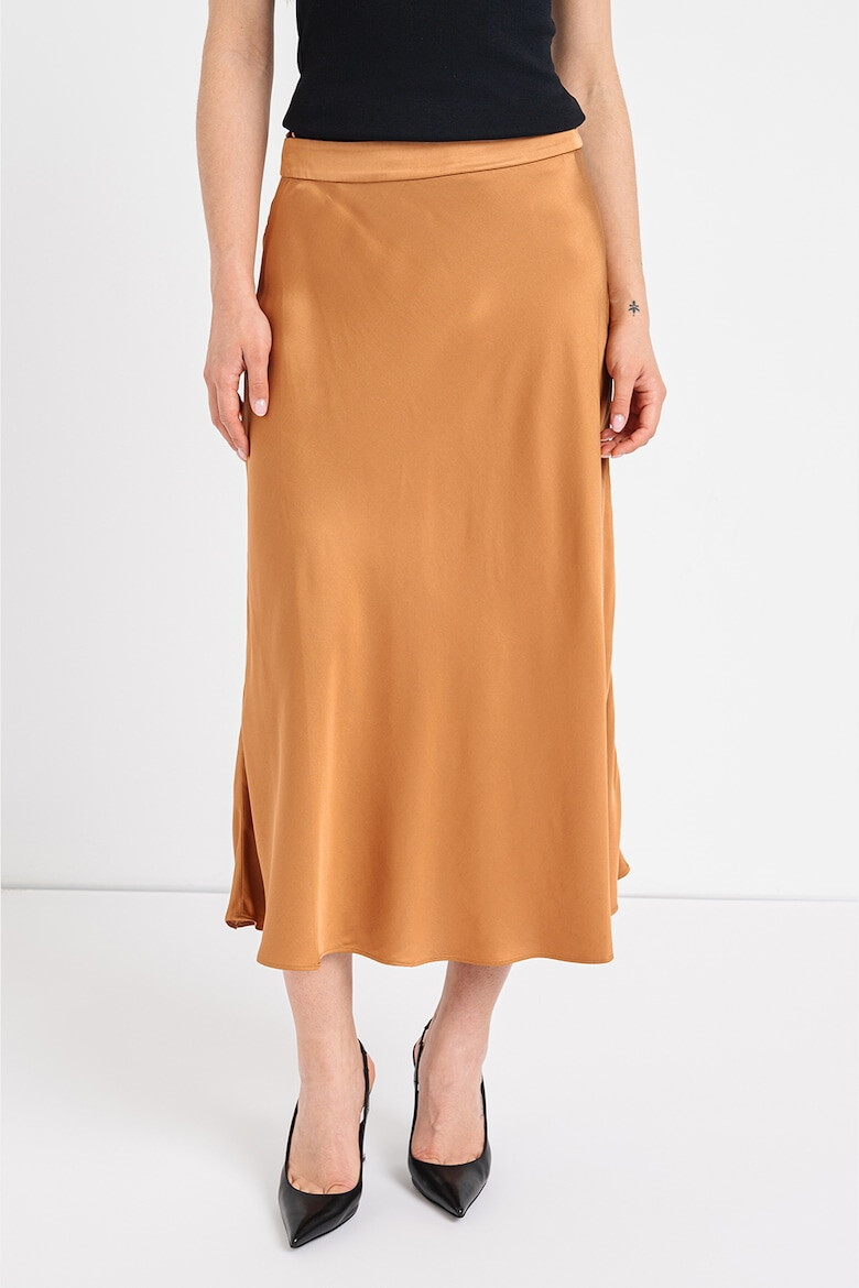 Esprit Fusta midi de satin - Pled.ro