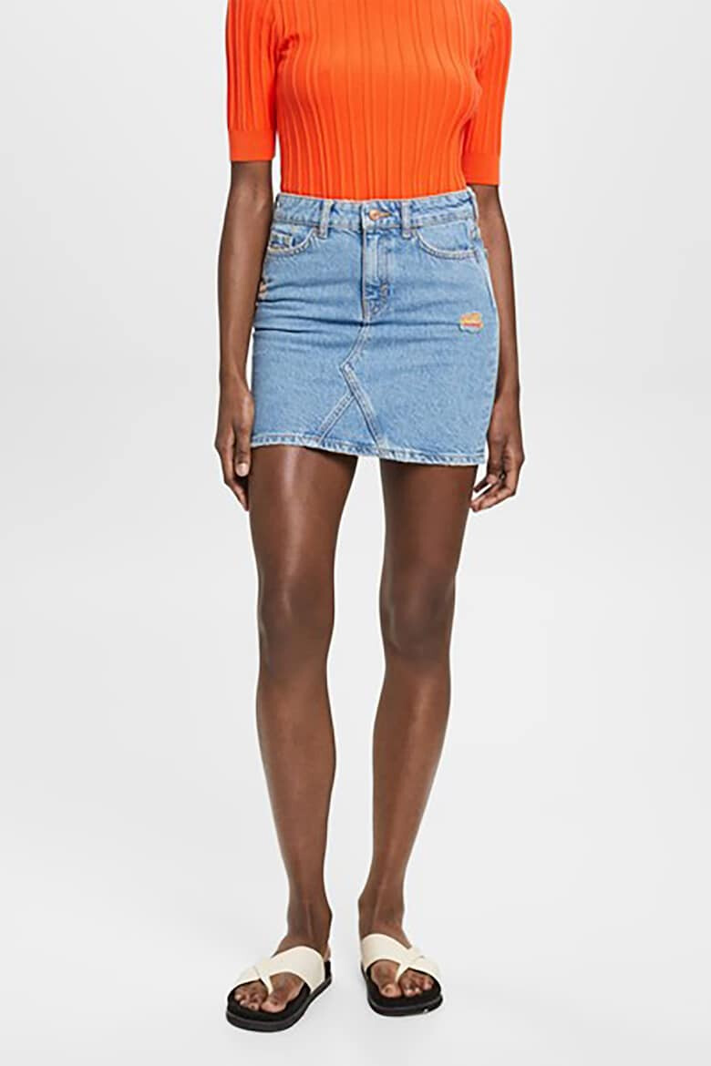 Esprit Fusta mini de denim - Pled.ro