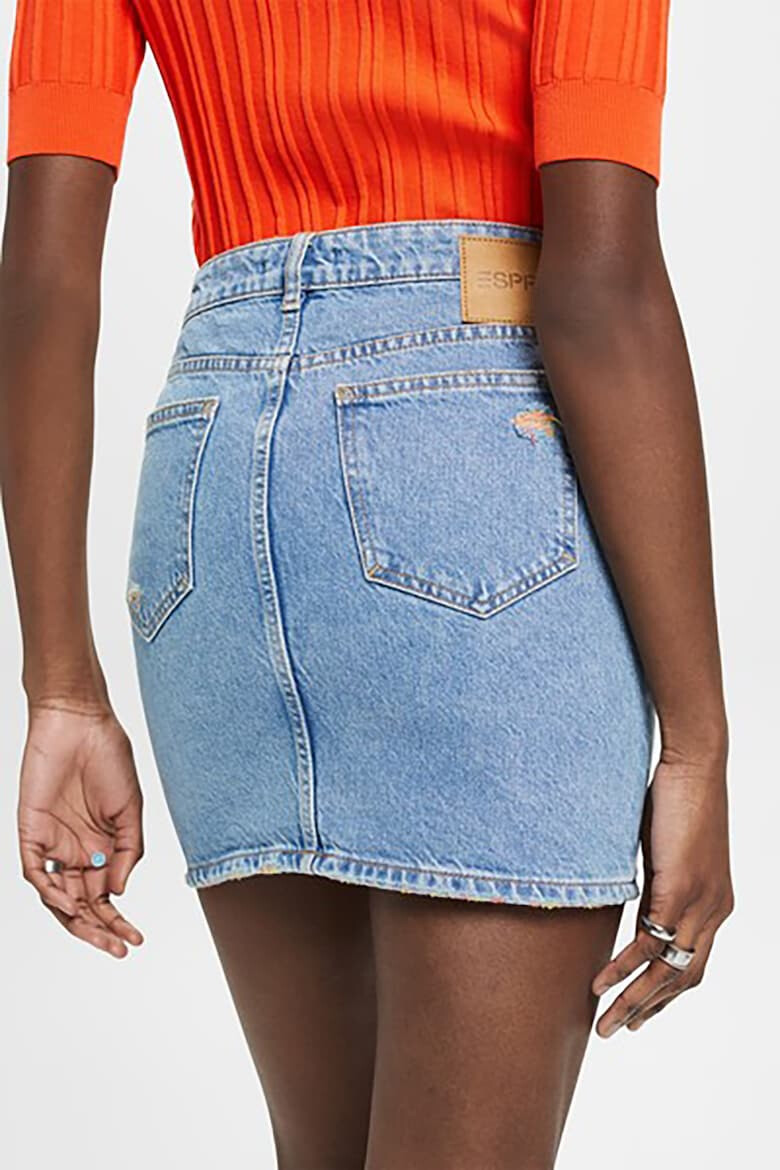 Esprit Fusta mini de denim - Pled.ro