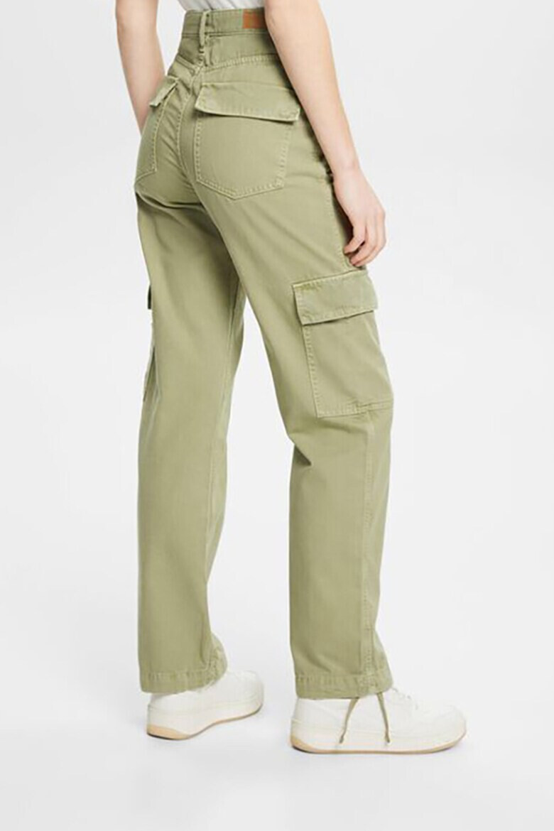 Esprit Pantaloni cargo cu talie inalta - Pled.ro