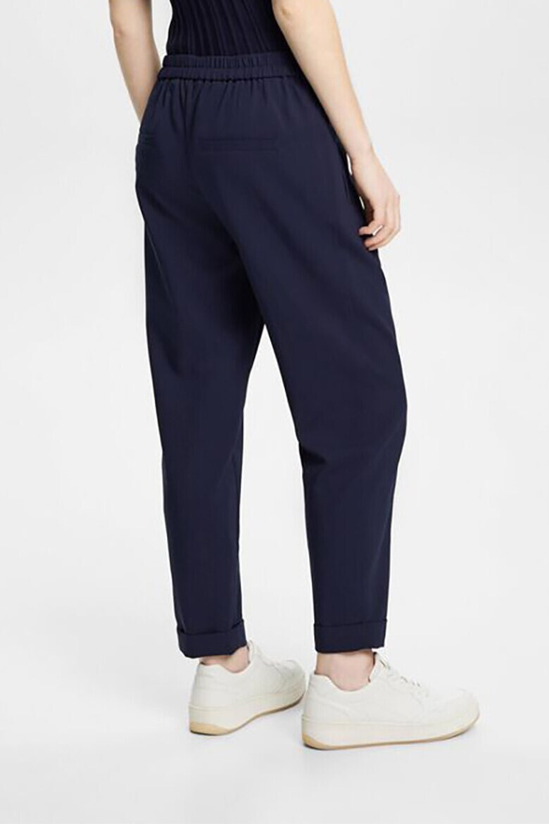 Esprit Pantaloni crop cu snur in talie - Pled.ro