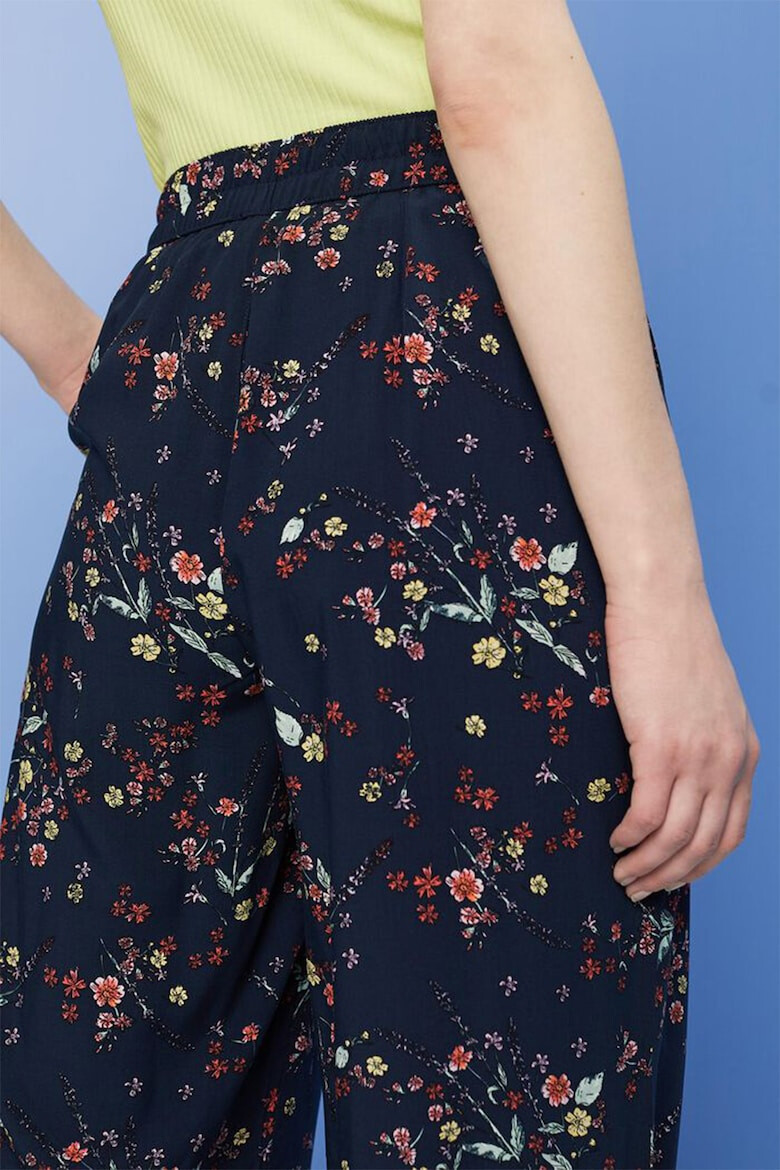 Esprit Pantaloni cu croiala ampla si imprimeu floral - Pled.ro