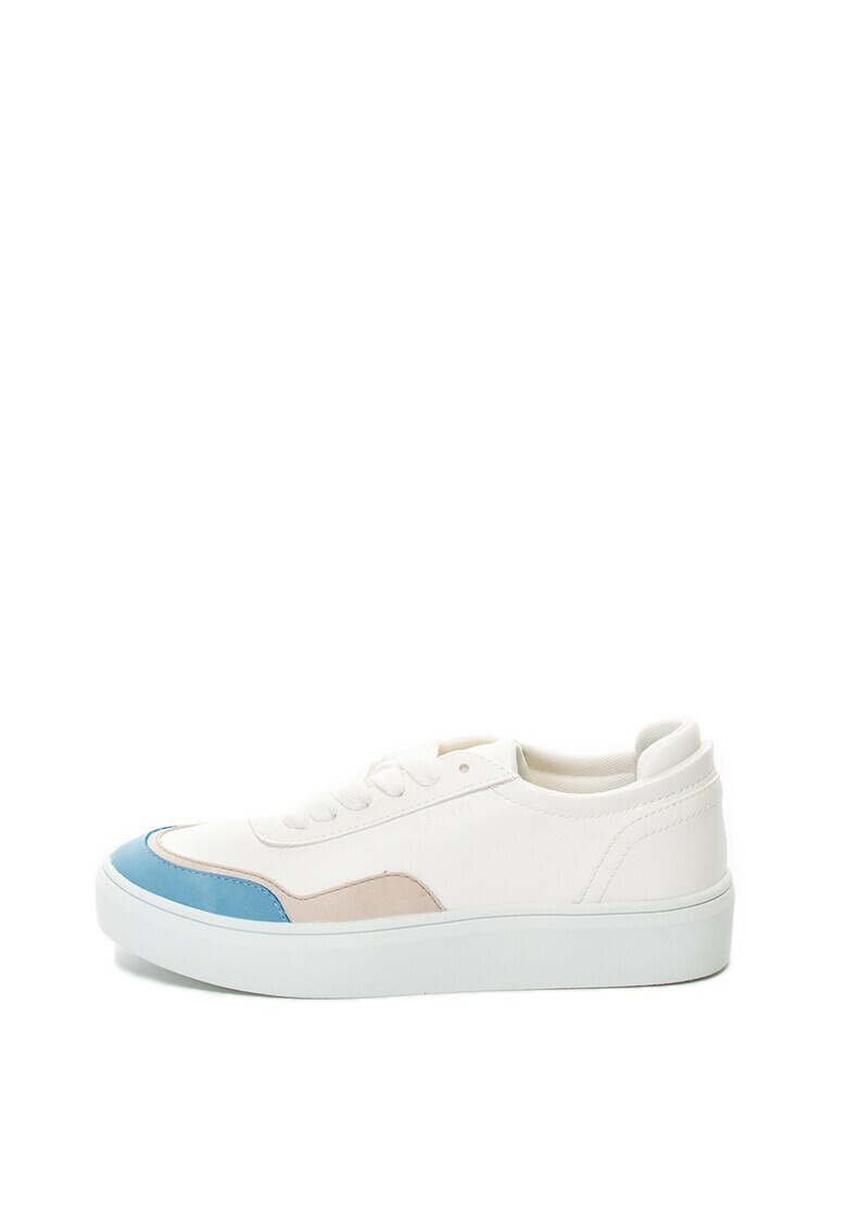 Esprit Pantofi sport flatform de piele ecologica - Pled.ro