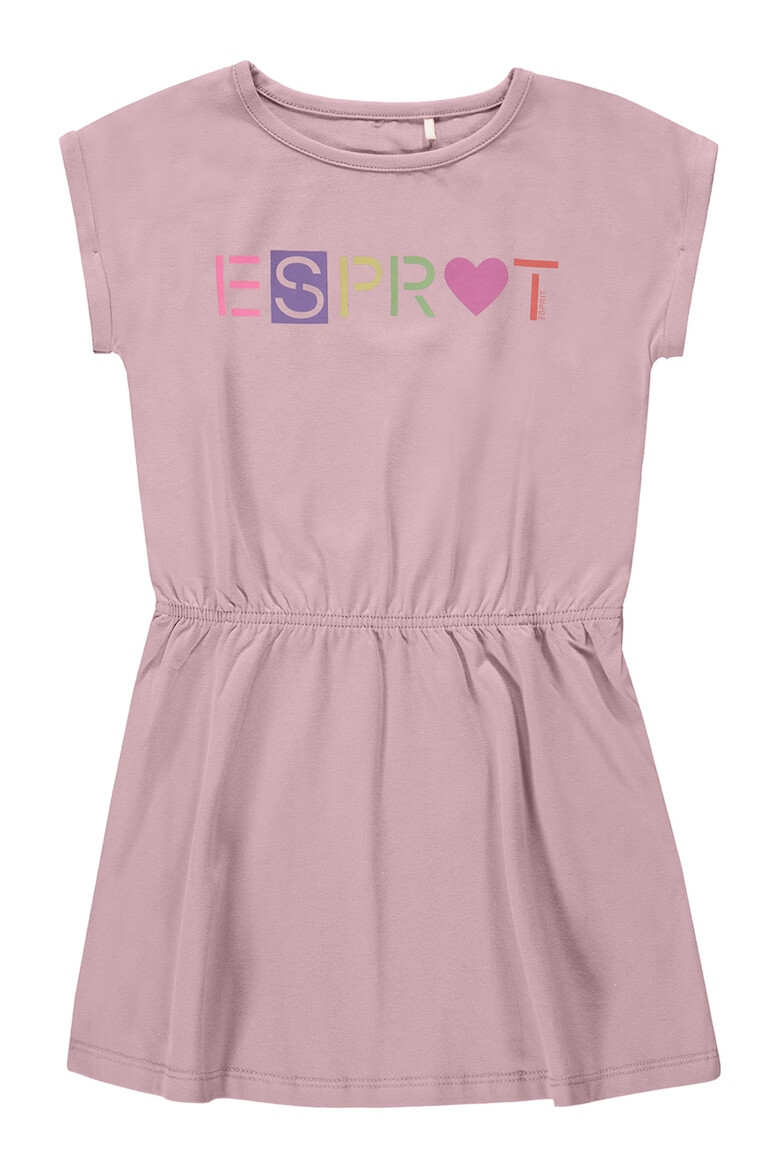 Esprit Rochie evazata cu imprimeu logo - Pled.ro