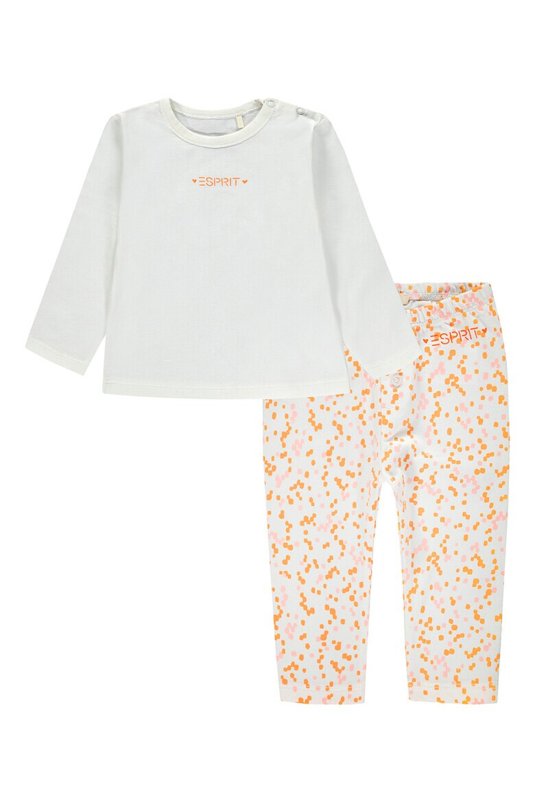 Esprit Set de bluza din amestec de bumbac organic si pantaloni - Pled.ro