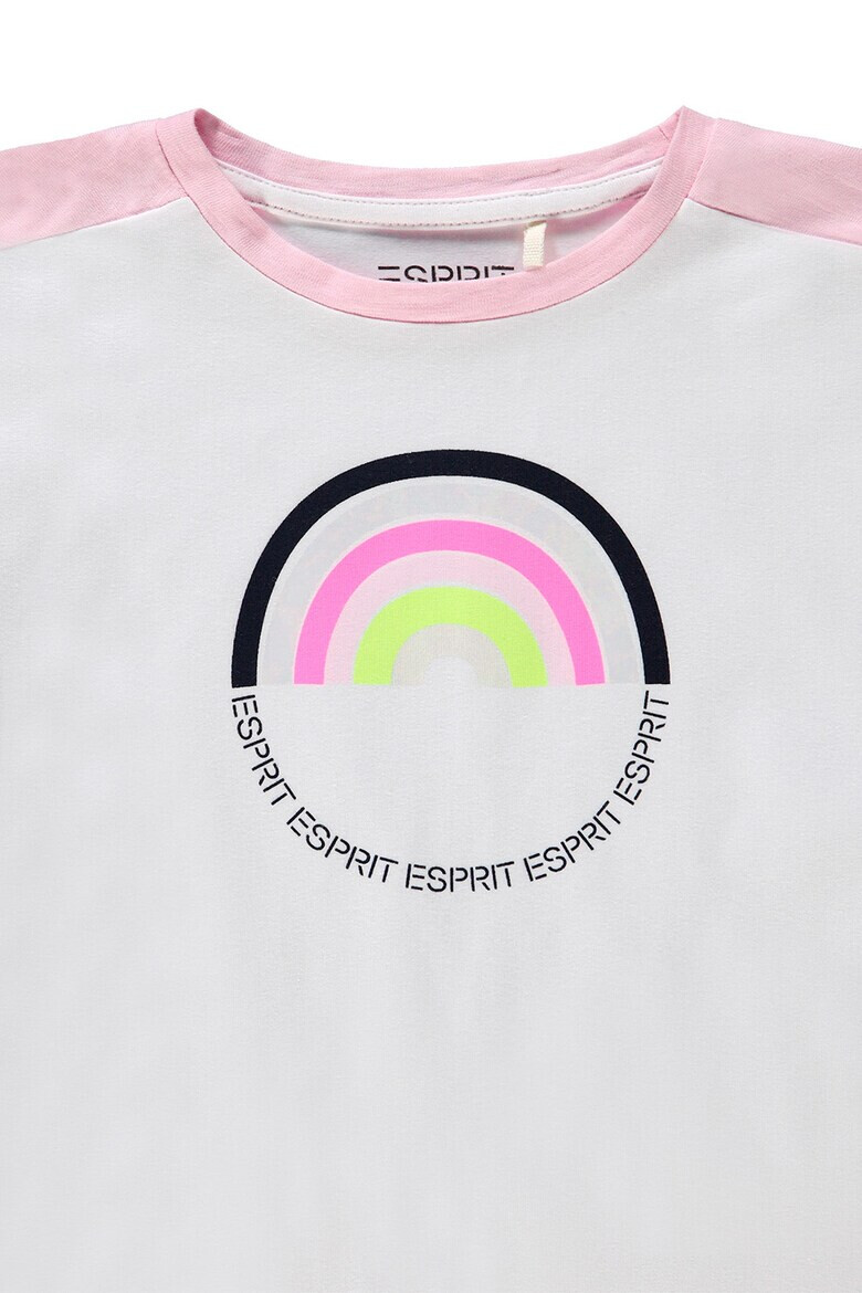 Esprit Tricou crop cu decolteu la baza gatului - Pled.ro