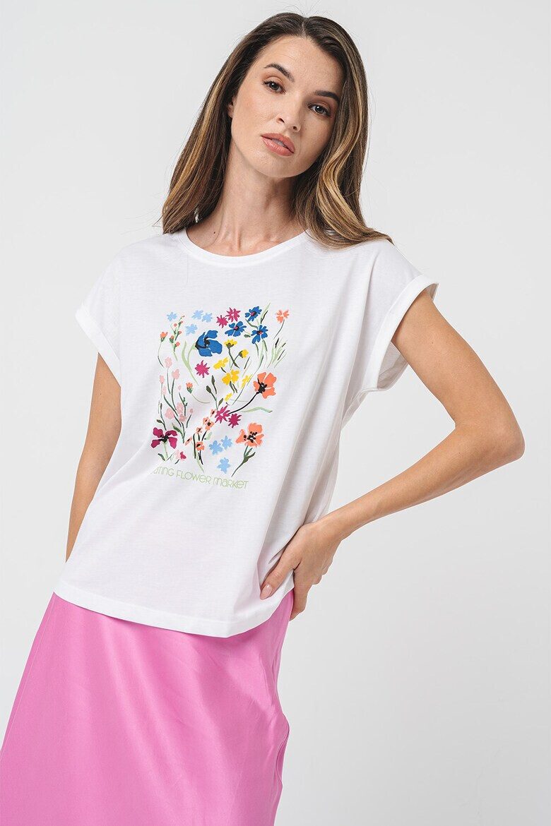 Esprit Tricou cu imprimeu floral - Pled.ro