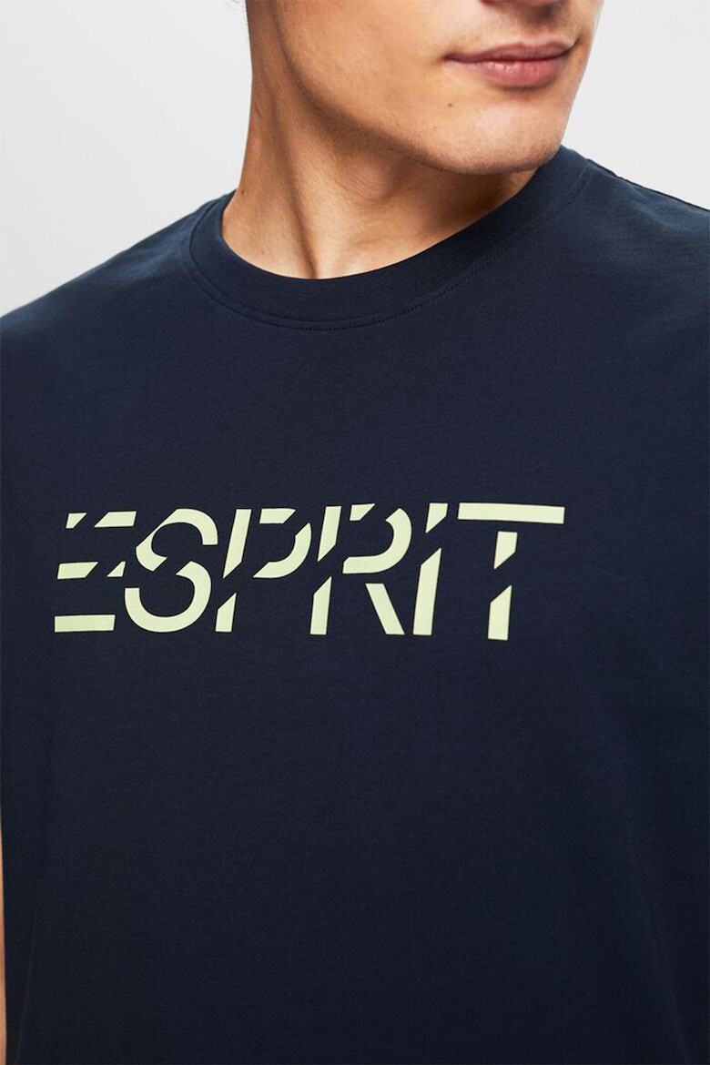 Esprit Tricou de bumbac cu imprimeu logo - Pled.ro