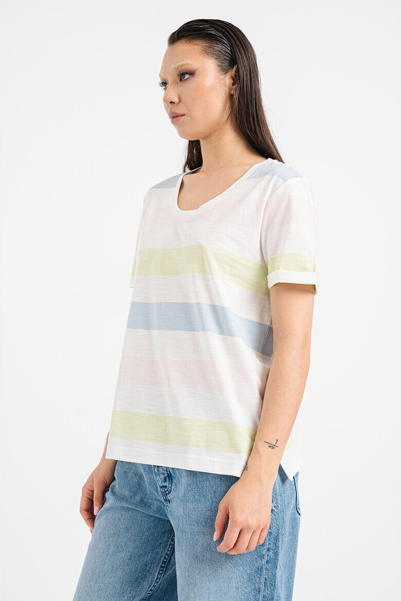 Esprit Tricou de bumbac cu model in dungi - Pled.ro