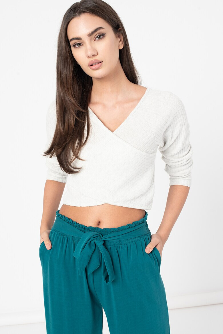 Etam Bluza crop de casa cu striatii - Pled.ro