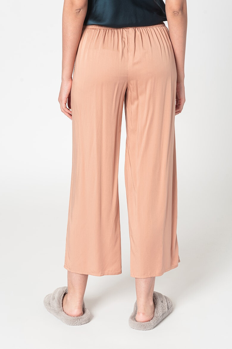 Etam Pantaloni crop de pijama din satin - Pled.ro