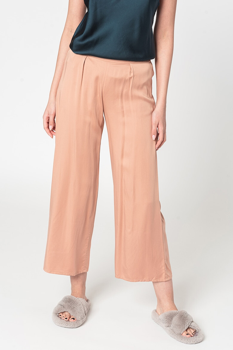 Etam Pantaloni crop de pijama din satin - Pled.ro